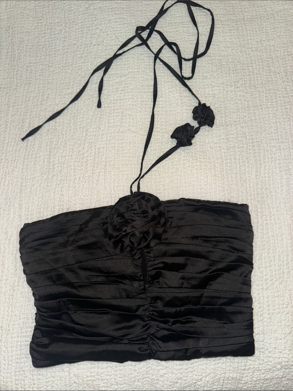 Emory Park Black Strapless Bustier Top